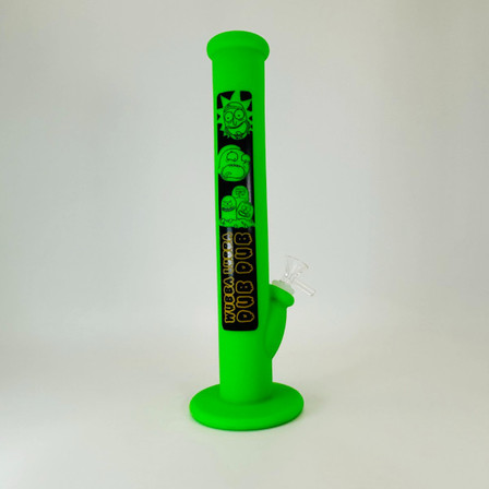 Straight Silicone Randm Waterpipe - 14 Inch - Assorted Straight Silicone Randm Waterpipe - 14 Inch - Assorted