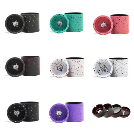 Wulf Grinder With Top Ashtray - 65mm - 4 Parts Wulf Grinder With Top Ashtray - 65mm - 4 Parts