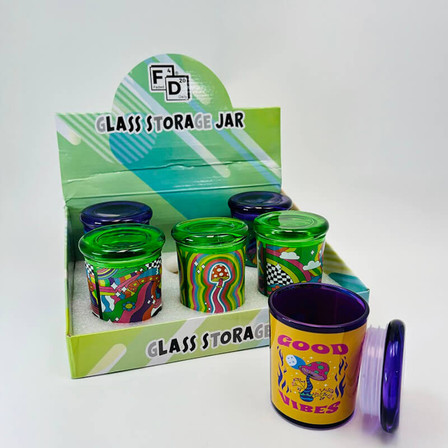 Glass Storage Jar 6oz - 6 Count Per Box - Fdx5092 Glass Storage Jar 6oz - 6 Count Per Box - Fdx5092
