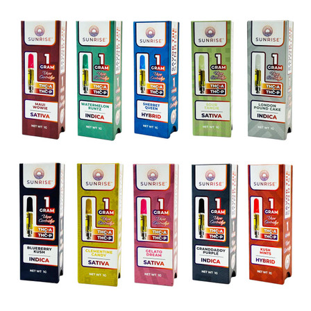 Sunrise THC-A - THC-P Cartridge - 1 Gram Sunrise THC-A - THC-P Cartridge - 1 Gram