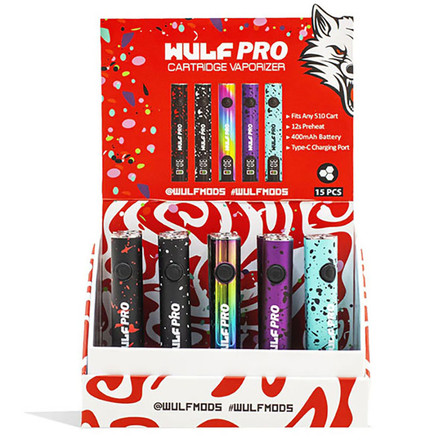 Wulf Mods Pro 510 Voltage Battery - 15 Counts Per Display 