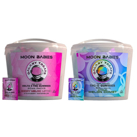 Galaxy Treats Moon Babies - 2 Counts Per Pack - 100 Packs Per Bucket Galaxy Treats Moon Babies - 2 Counts Per Pack - 100 Packs Per Bucket