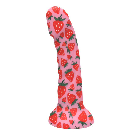 Maia Juci Adult Toy - Dildo - 7 Inch - Strawberry Maia Juci Adult Toy - Dildo - 7 Inch - Strawberry