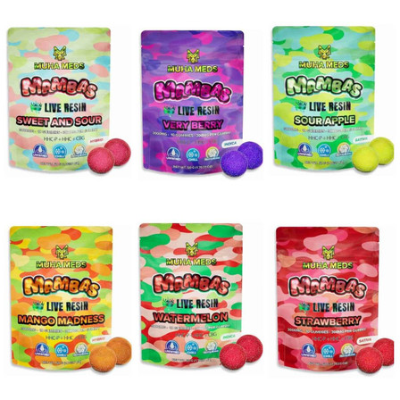 Muha Meds Mambas Live Resin Hhc+Hhc-P+Cbg Gummies - 3000mg - 10 Counts Per Pack Muha Meds Mambas Live Resin Hhc+Hhc-P+Cbg Gummies - 3000mg - 10 Counts Per Pack