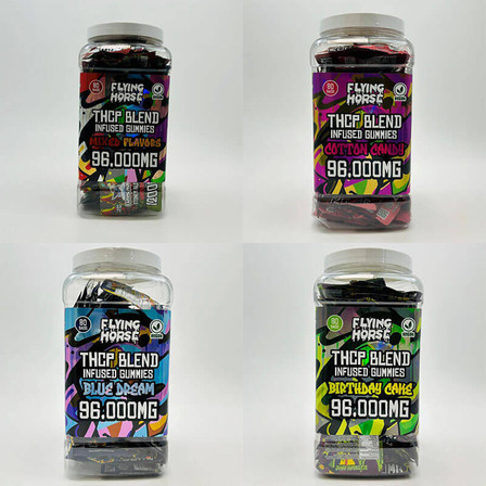 Flying Horse Thc-p 96000mg Gummies - 80 Packs Per Jar Flying Horse Thc-p 96000mg Gummies - 80 Packs Per Jar