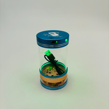 Hipster Power Fist Grinder - 63mm - with Jar and Storage Hipster Power Fist Grinder - 63mm - with Jar and Storage
