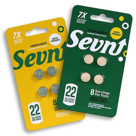 Sevn 7OH+Pseudo Tablets - 22mg - 4 Counts Per Pack Sevn 7OH+Pseudo Tablets - 22mg - 4 Counts Per Pack