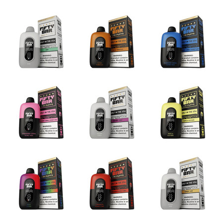 Fifty Bar 20000 Puffs Disposable - 5 Counts Per Pack Fifty Bar 20000 Puffs Disposable - 5 Counts Per Pack