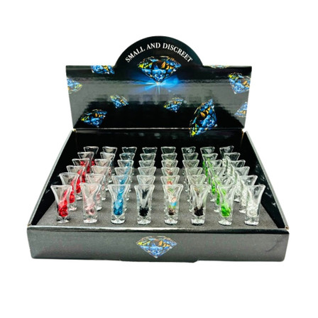 GLASS TIPS DIAMOND 12X50MM FLAT MOUTHPIECE 48/DISPLAY 10020GT GLASS TIPS DIAMOND 12X50MM FLAT MOUTHPIECE 48/DISPLAY 10020GT