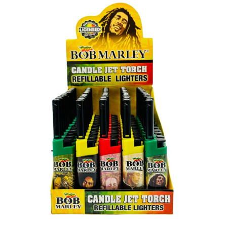 BOB MARLEY CANDLE JET TORCH LIGHTER BOB MARLEY CANDLE JET TORCH LIGHTER