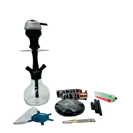 AADHI RED HOOKAH KIT 14" SPECIAL EDITION BLACK AADHI RED HOOKAH KIT 14" SPECIAL EDITION BLACK