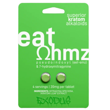 EAT OHMZ 7OH+PSEUDO 20mg TABS 2 PER PACK LIME GREEN EAT OHMZ 7OH+PSEUDO 20mg TABS 2 PER PACK LIME GREEN