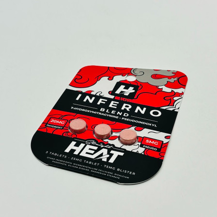 STRAIGHT HEAT INFERNO Blend 7OH+PSEUDO 25mg STRAIGHT HEAT INFERNO Blend 7OH+PSEUDO 25mg