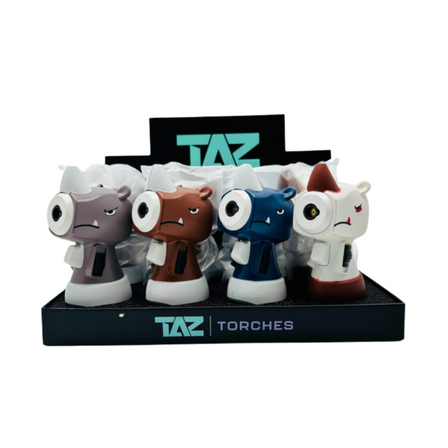 TAZ TORCHES MINI CARTOON DINOSAUR TORCH 12ct/BOX TT-75B TAZ TORCHES MINI CARTOON DINOSAUR TORCH 12ct/BOX TT-75B