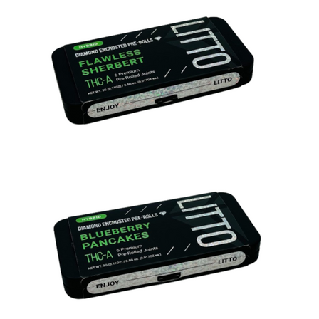 LITTO DIAMOND THC-A 0.5g PREROLL 6ct LITTO DIAMOND THC-A 0.5g PREROLL 6ct