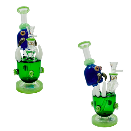 LOOKAH WATERPIPE 10" CUTE OCTOPUS DARK BLUE WPC1203 LOOKAH WATERPIPE 10" CUTE OCTOPUS DARK BLUE WPC1203