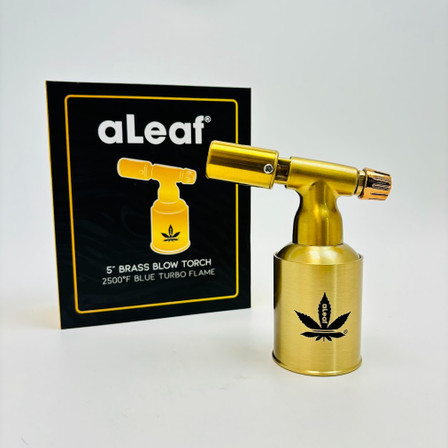 ALEAF 5" BRASS BLOW TORCH ALEAF 5" BRASS BLOW TORCH