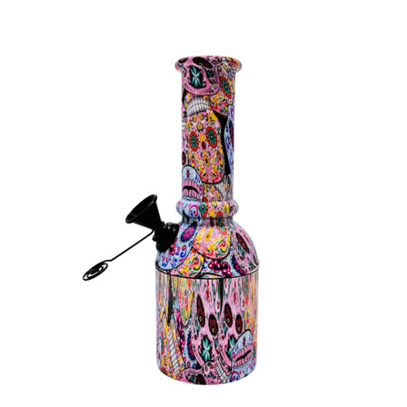 SOWP1 WATERPIPE 6" HARD PLASTIC PAINTED DESIGN DK8434-1 Assorted