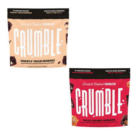 CRUMBLE THC 100mg COOKIES 10 PER PACK BROWNIES CRUMBLE THC 100mg COOKIES 10 PER PACK BROWNIES