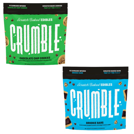CRUMBLE THC 100mg COOKIES 10 PER PACK CRUMBLE THC 100mg COOKIES 10 PER PACK