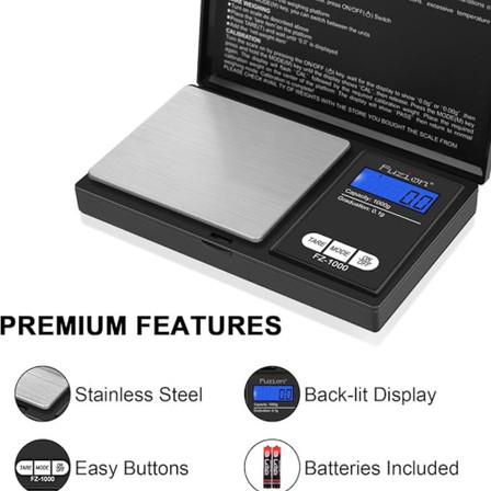 FUZION SCALE 1000g x 0.1g FZ-1000 SCALE