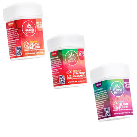 WANA QUICK Hemp Gummies THC+CBD+CBG 100mg WANA QUICK Hemp Gummies THC+CBD+CBG 100mg