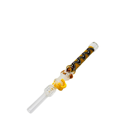 NECTAR COLLECTOR STRAW WIGWAG W/QUARTZ TIP 10mm NECTAR COLLECTOR STRAW WIGWAG W/QUARTZ TIP 10mm