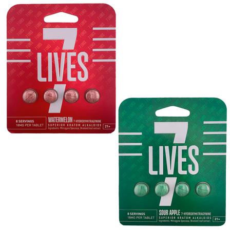 7 LIVES 7OH 18mg TABS 4 PER PACK 7 LIVES 7OH 18mg TABS 4 PER PACK