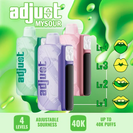 ADJUST MySour 40000 Puffs DISPOSABLE ADJUST MySour 40000 Puffs DISPOSABLE