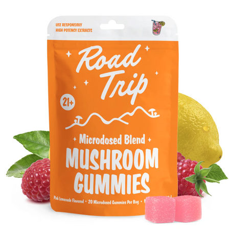 ROAD TRIP Microdosed MUSHROOM Gummies 20 PER PACK ROAD TRIP Microdosed MUSHROOM Gummies 20 PER PACK