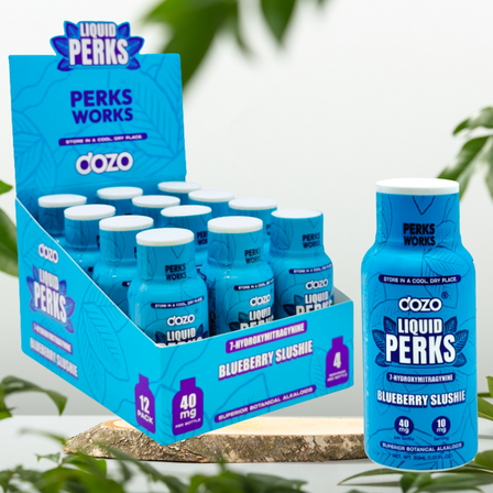 DOZO PERKS Liquid 7OH 40mg SHOT 30ml 12 PER PACK DOZO PERKS Liquid 7OH 40mg SHOT 30ml 12 PER PACK