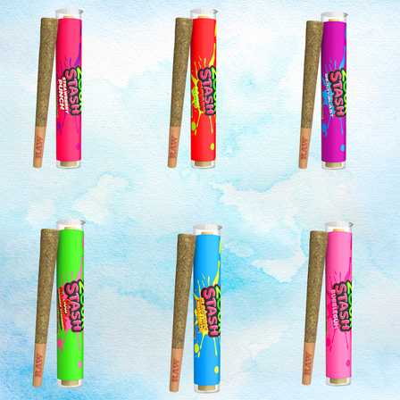 ZOUR STASH HASH HOLE THC-A 2g PreRoll 20 Per Pack ZOUR STASH HASH HOLE THC-A 2g PreRoll 20 Per Pack