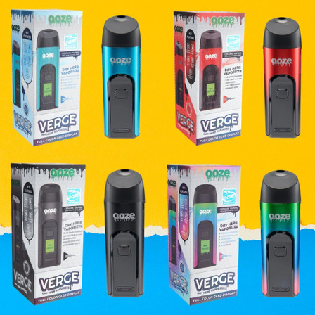 Ooze Verge Dry Herb Vaporizer – 2500 mAh C-Core Ooze Verge Dry Herb Vaporizer – 2500 mAh C-Core