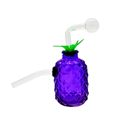 OBEP3 WATERPIPE OIL BURNER 5" PINEAPPLE ASST COLORS OBEP3 WATERPIPE OIL BURNER 5" PINEAPPLE ASST COLORS