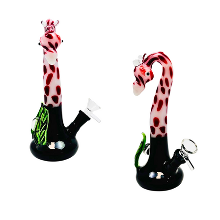 WATERPIPE 8" GLASS DAB RIG GIRAFFE WATERPIPE 8" GLASS DAB RIG GIRAFFE