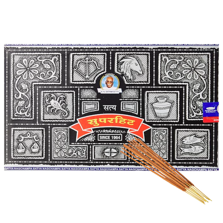 SATYA NAG CHAMPA INCENSE 15g X 12box SUPER HIT SATYA NAG CHAMPA INCENSE 15g X 12box SUPER HIT