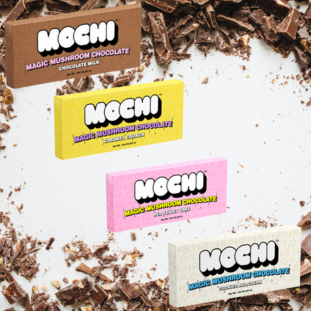 MOCHI MAGIC MUSHROOM CHOCOLATE BAR MOCHI MAGIC MUSHROOM CHOCOLATE BAR