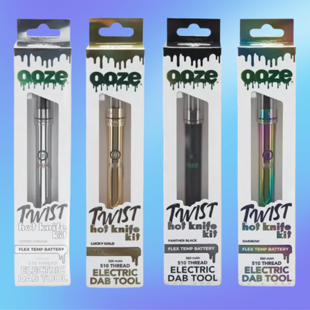 OOZE TWIST HOT KNIFE KIT 320mAh 510 BATTERY OOZE TWIST HOT KNIFE KIT 320mAh 510 BATTERY