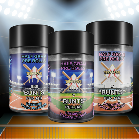 TERPBOYS BUNTS THC-A 0.5g PREROLL 7/Jar TERPBOYS BUNTS THC-A 0.5g PREROLL 7/Jar