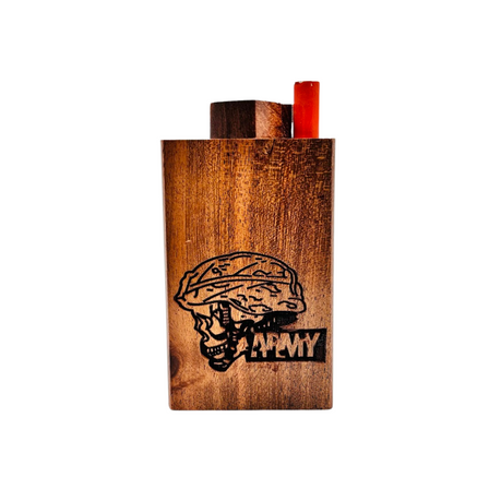 IMDO10 DUGOUT WOOD 4" W/ONE HITTER (WD 589) IMDO10 DUGOUT WOOD 4" W/ONE HITTER (WD 589)