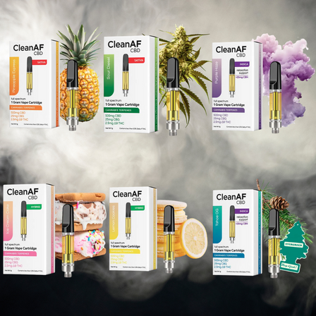 CleanAF Full Spectrum CBD+THC 1g Cartridge CleanAF Full Spectrum CBD+THC 1g Cartridge