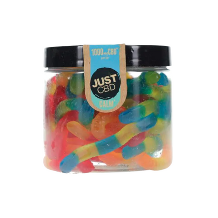 JUST CBD GUMMY 1000mg CALM SUGARFREE WORMS JUST CBD GUMMY 1000mg CALM SUGARFREE WORMS