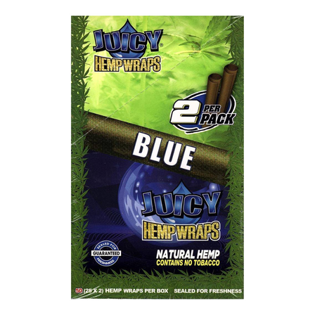 JUICY HEMP WRAPS BLACK N' BLUEBERRY 25 JUICY HEMP WRAPS BLACK N' BLUEBERRY 25