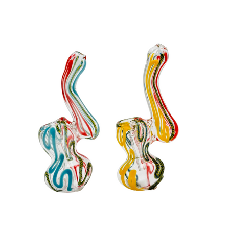GCB1 MINI BUBBLER 4" STRIPED GCB1 MINI BUBBLER 4" STRIPED