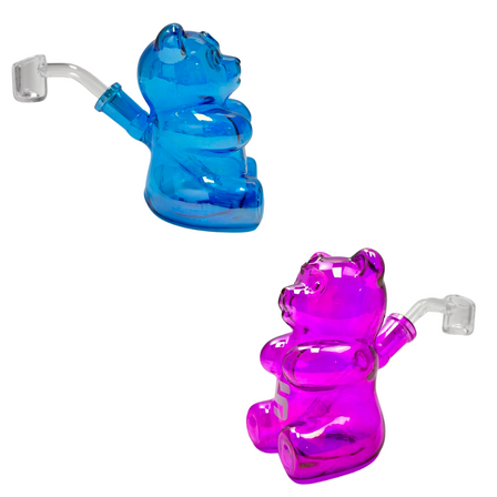 SILO GLASS WATERPIPE GUMMY BEAR SILO-130