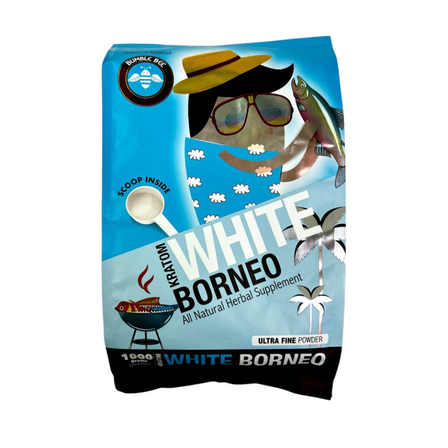 BUMBLE BEE KRATOM WHITE BORNEO POWDER 1000 GRAMS BUMBLE BEE KRATOM WHITE BORNEO POWDER 1000 GRAMS