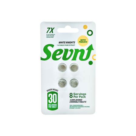 SEVN 7OH+PSEUDO 30mg TABS 4/Pk WHITE KNIGHTS - UNFLAVORED SEVN 7OH+PSEUDO 30mg TABS 4/Pk WHITE KNIGHTS - UNFLAVORED