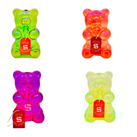 SILO GLASS WATERPIPE 5" TEDDY BEAR SILO-131 SILO GLASS WATERPIPE 5" TEDDY BEAR SILO-131