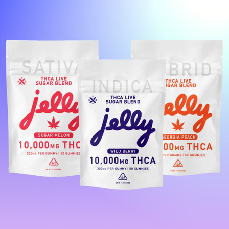 NYB JELLY Live Sugar THC-A 10000mg Gummies 50/Pk NYB JELLY Live Sugar THC-A 10000mg Gummies 50/Pk
