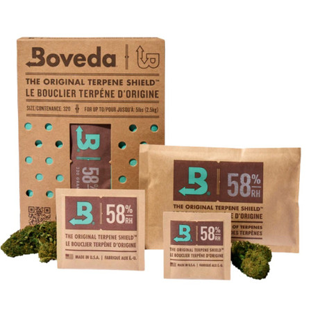 BOVEDA 320g  58%  TWO WAY HUMIDITY CONTROL STORAGE